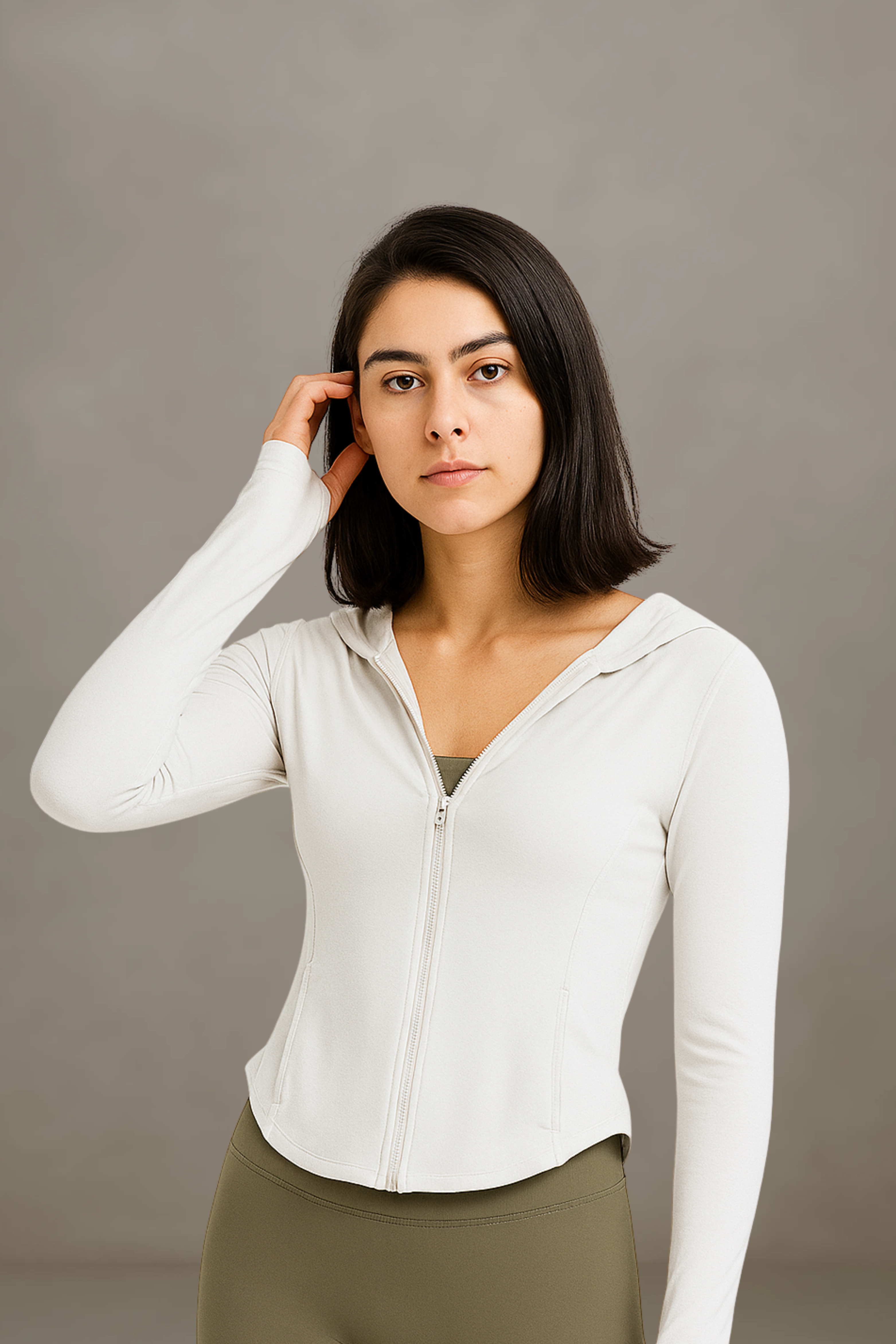 Athletic Pullover Exercise Jacket Top