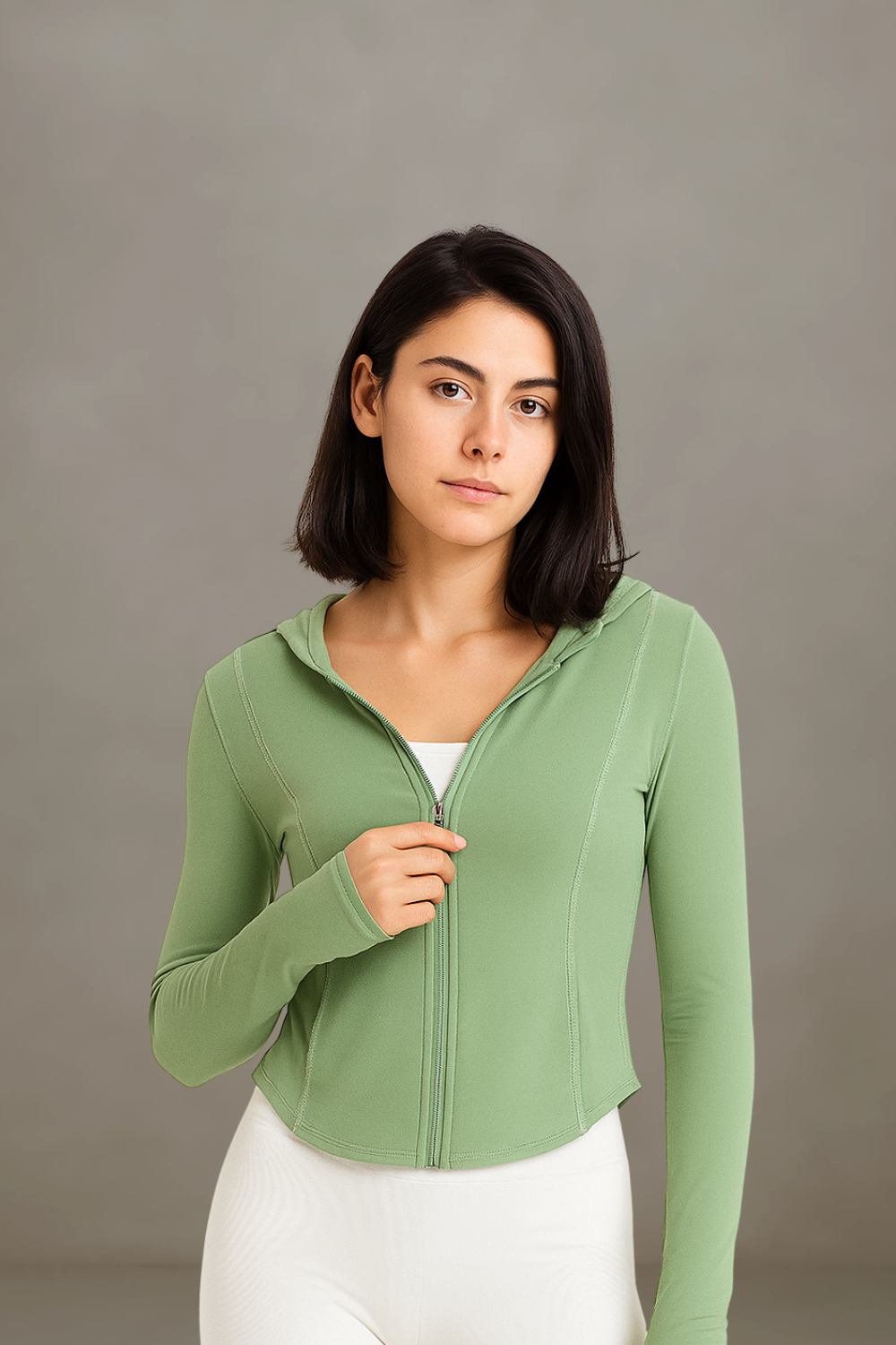 Athletic Pullover Exercise Jacket Top